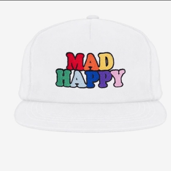 Madhappy White Snapback Hat 